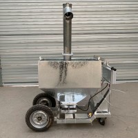 半自動(dòng)手推式飼料喂料車(chē) 豬場(chǎng)牛羊雞鴨撒料車(chē) 多功能移動(dòng)喂料機(jī)