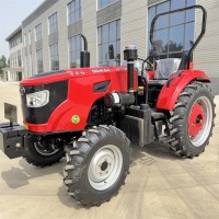萬年紅504拖拉機農用四驅柴油播種施肥多功能四輪小型拖拉機